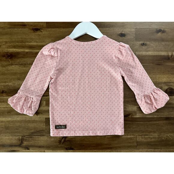 Matilda Jane Friends Forever Mia Puffer Tee Pink Ruffle Floral Print Cotton 2 - Picture 8 of 8